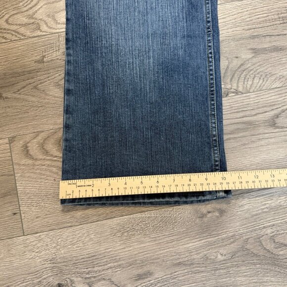 Faded Glory Bootcut Stretch Womens Jeans Plus Size 18 Petite Blue Denim Everyday - Picture 11 of 13